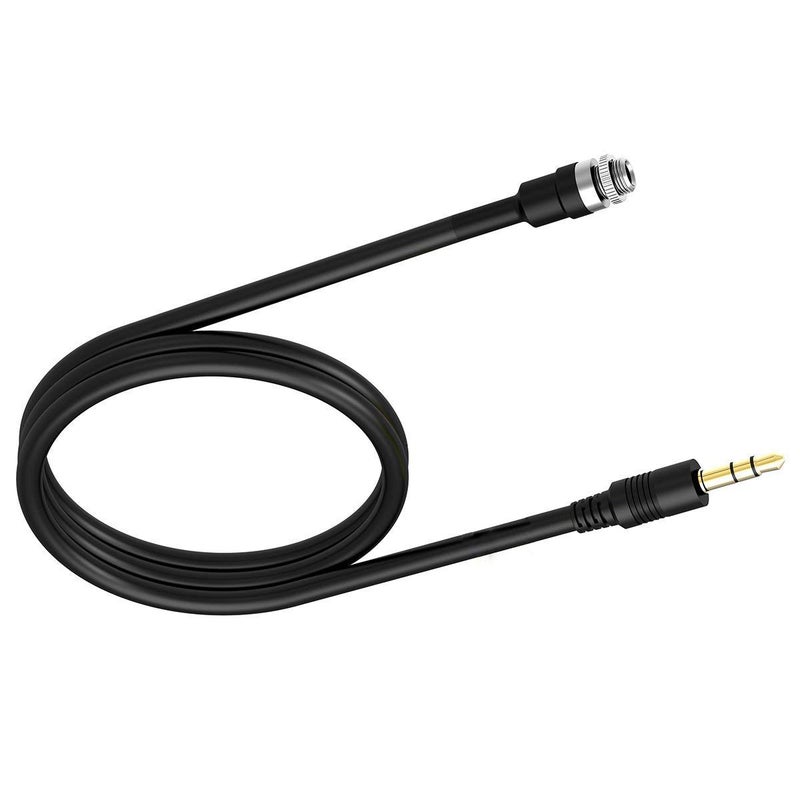 CHELINK AUX 3.5 mm Male to Female Locking Nut Panel Mount Cable Car Stereo Audio Adapter Converter Cord - Image 1